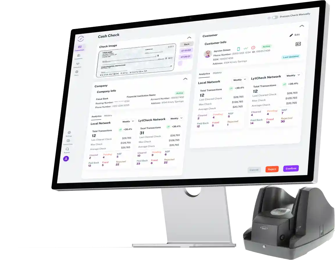 Reporting and compliance dashboard